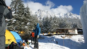 赤岳鉱泉　キャンプ場