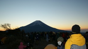 6時過ぎの富士山